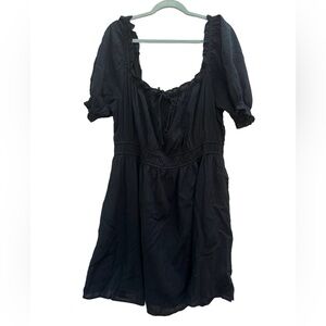 Puff sleeve mini dress (Aeire)